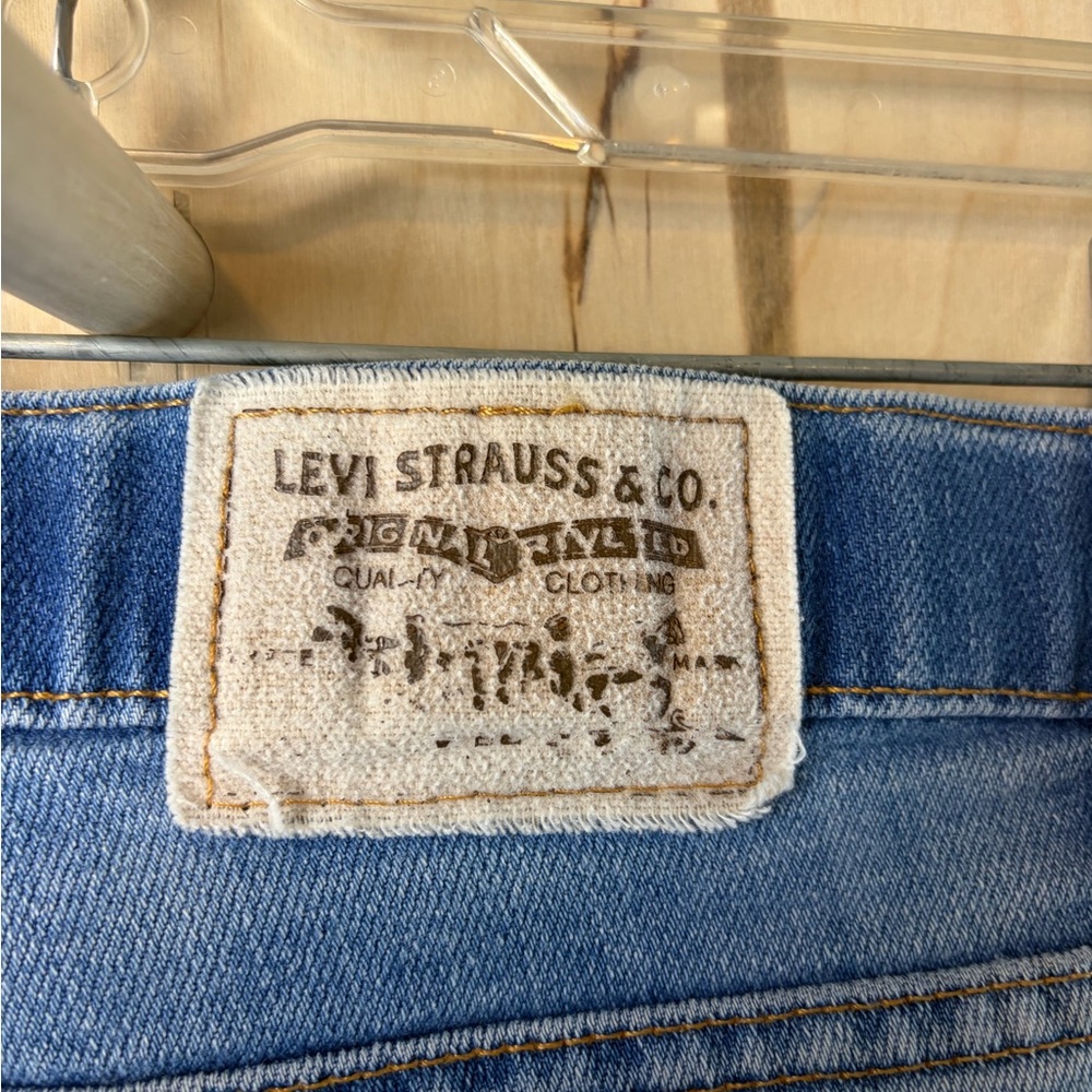 Vintage Men’s Mid 80’s Levi’s Brown Tab Action Denim Jeans 38x27 - Picture 4 of 9
